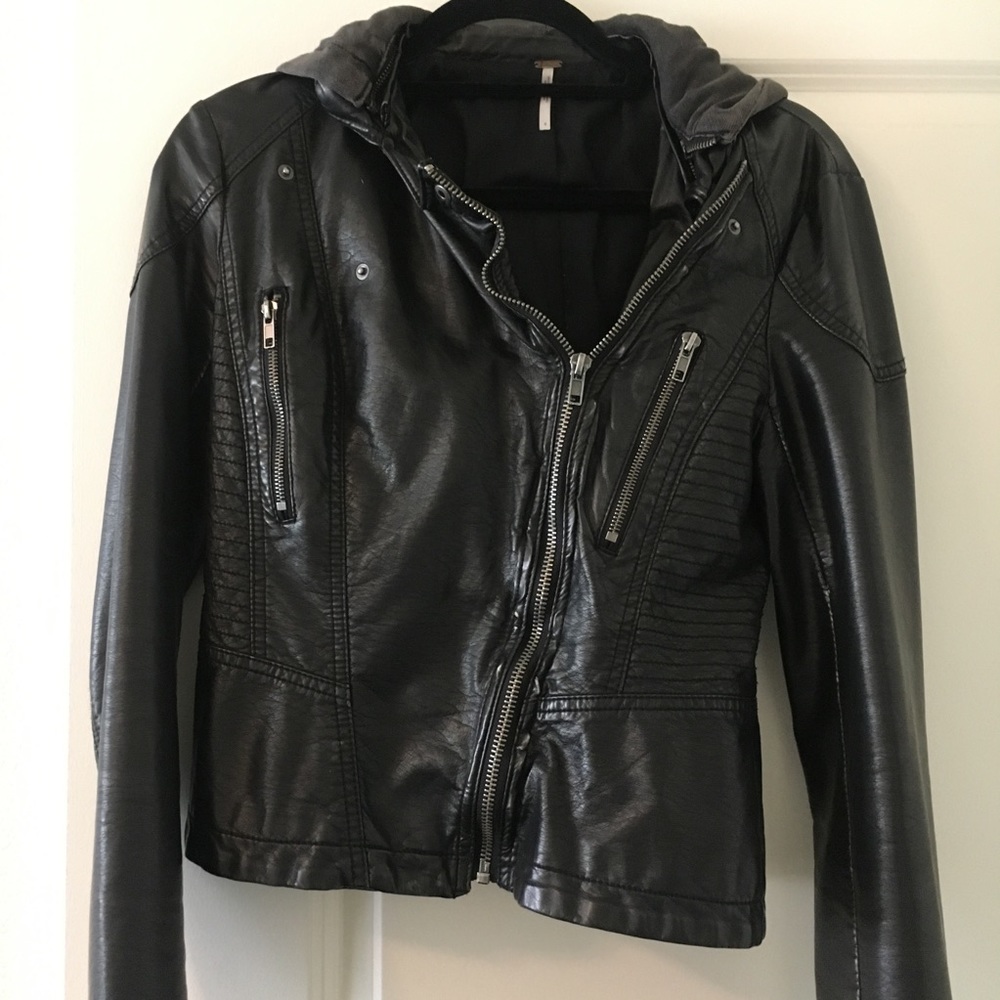 Free People Leather Jacket